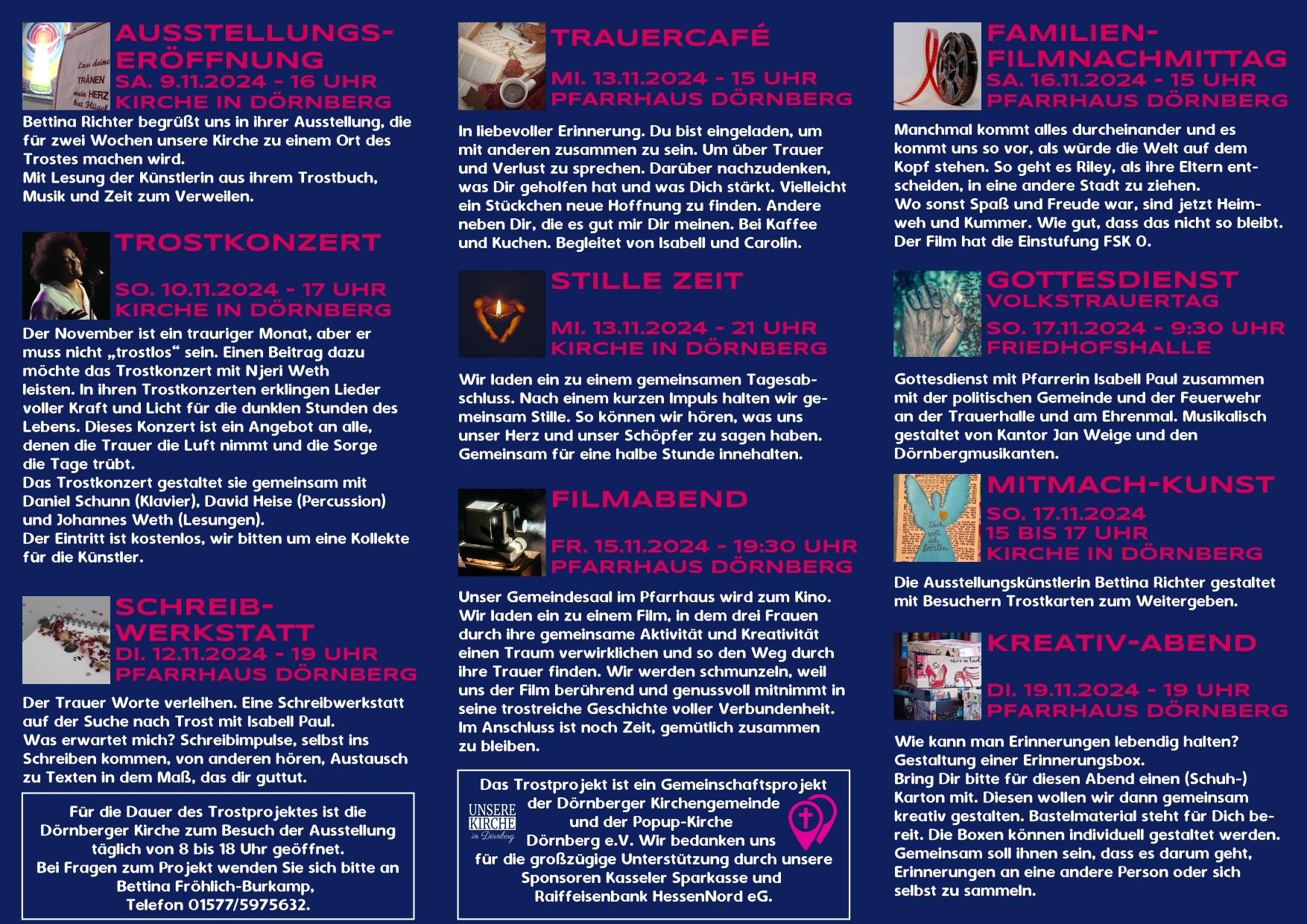 Flyer Trostprojekt Seite 1